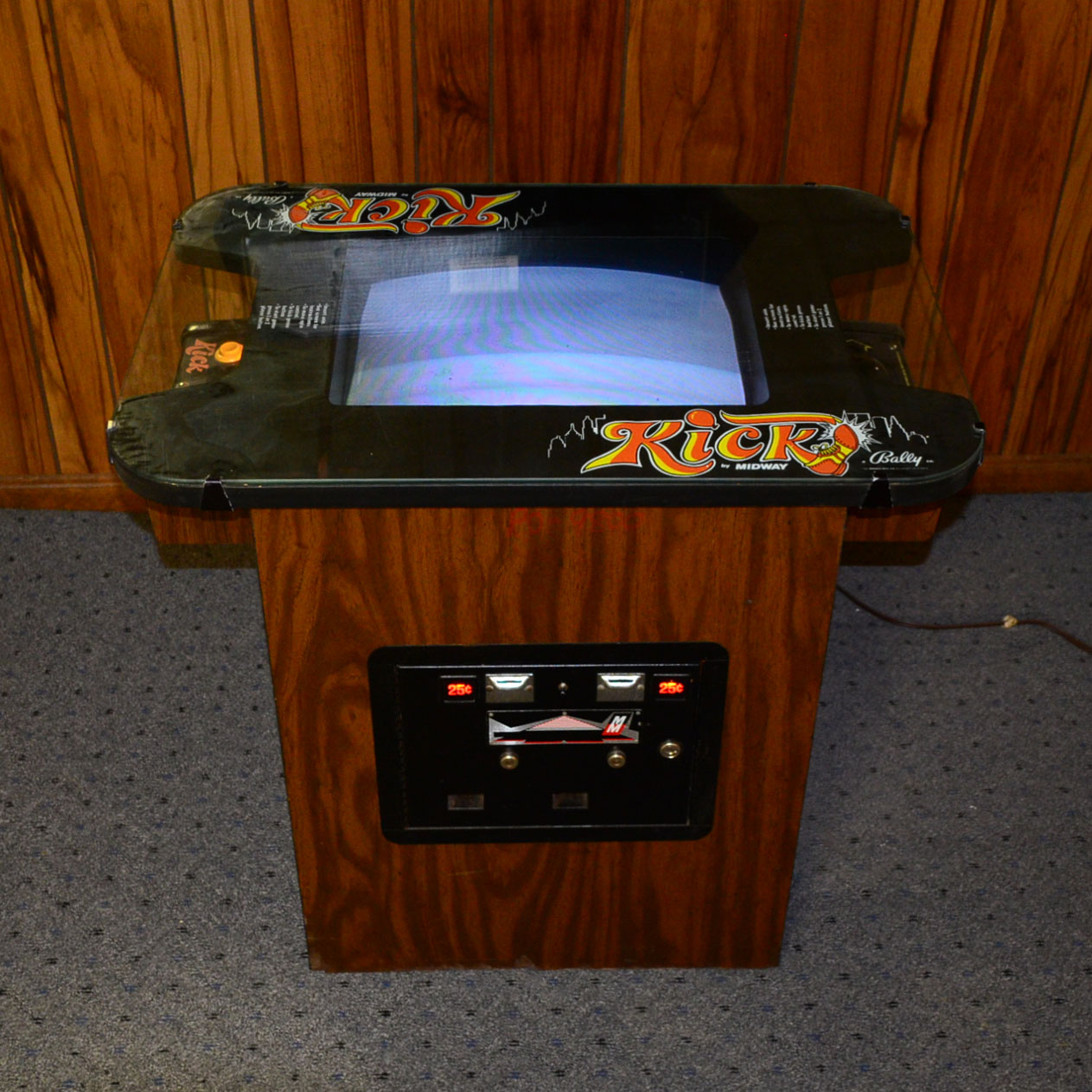 'Kick' Arcade Game Table by Midway