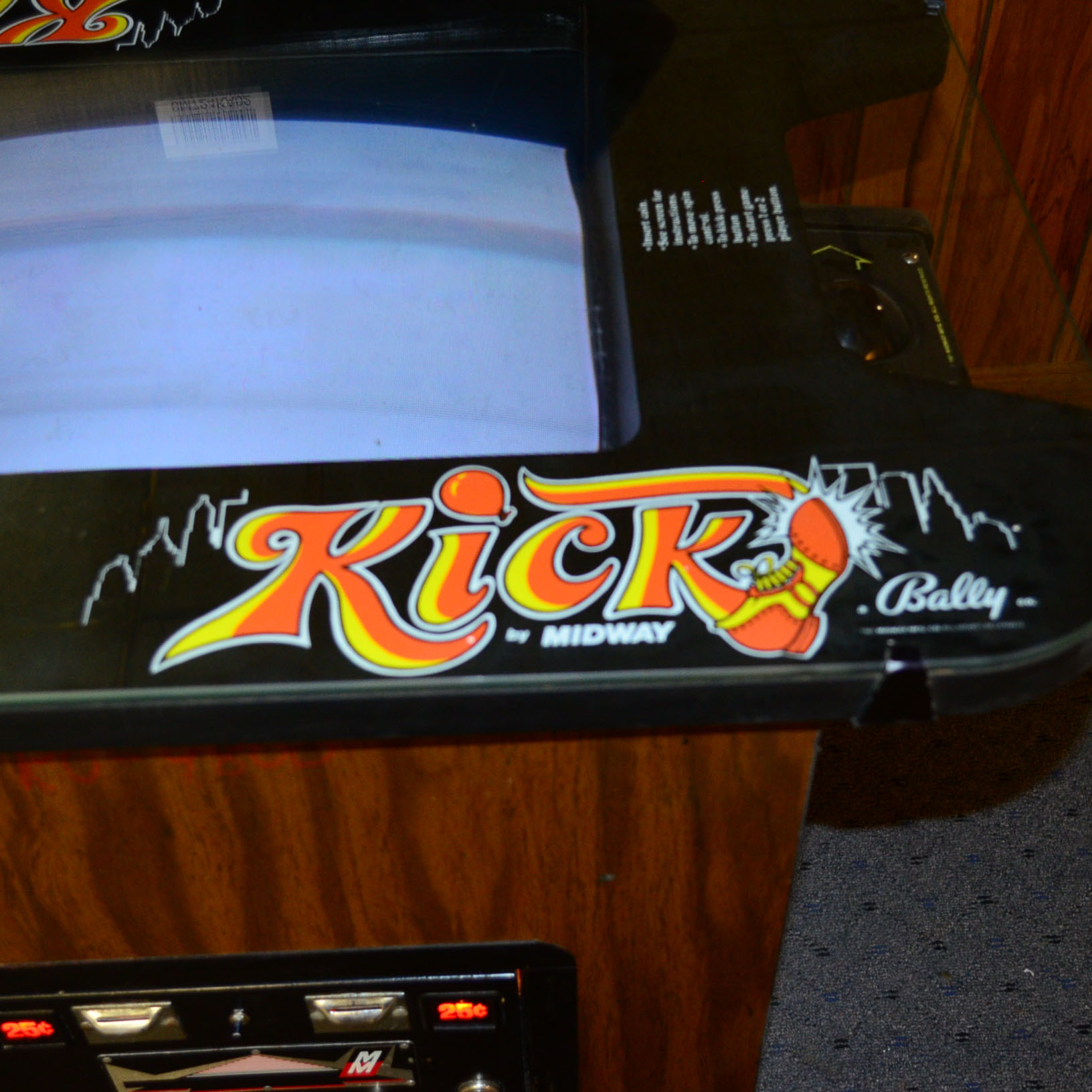 'Kick' Arcade Game Table by Midway
