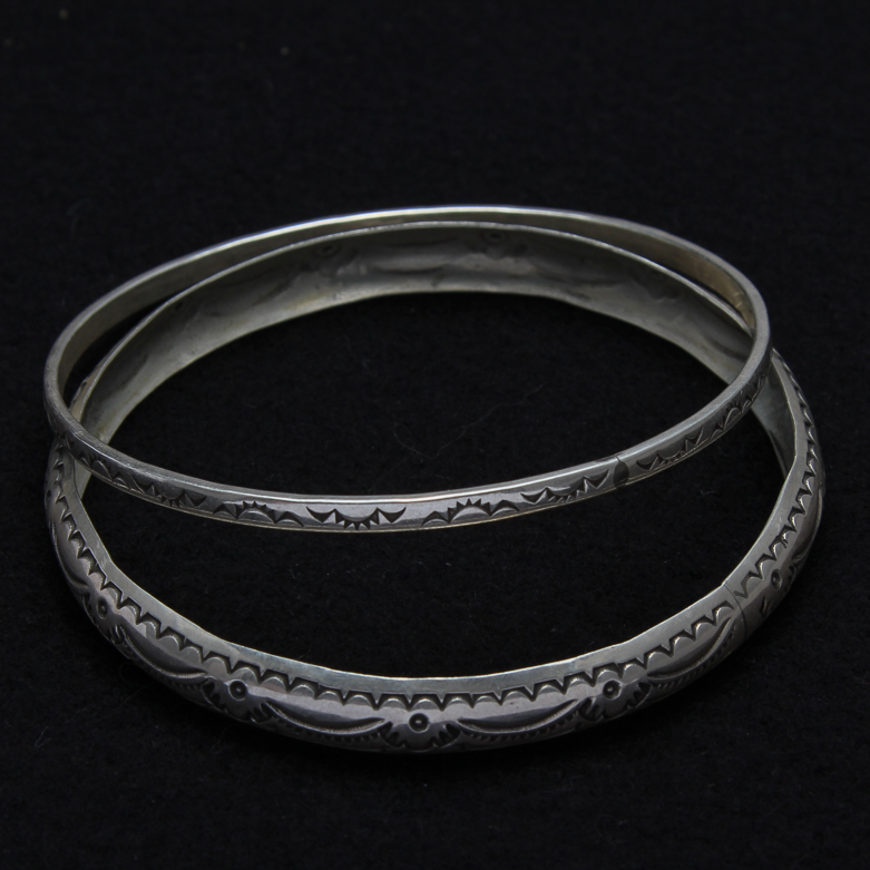 Pair of Sterling Silver Bracelets