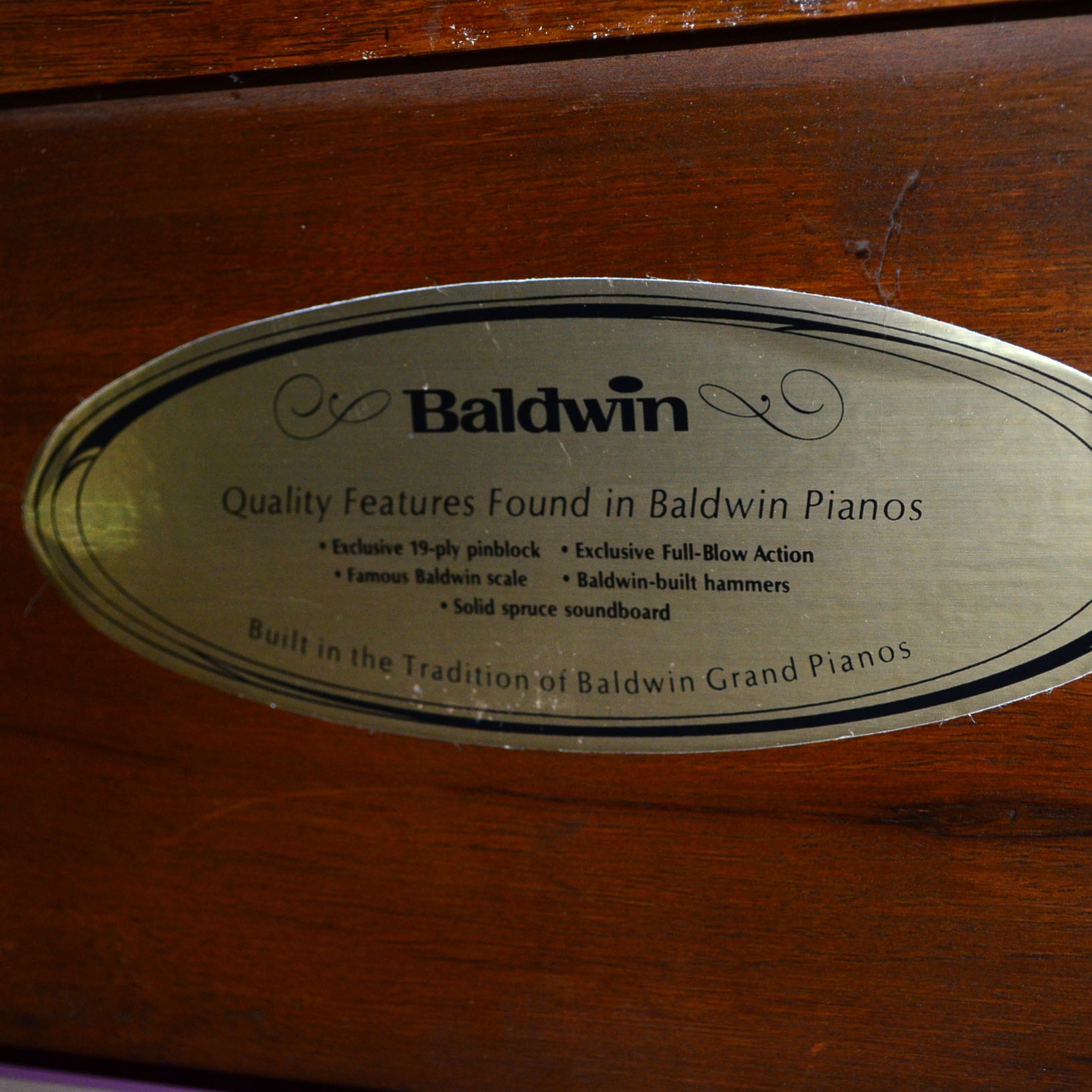 1976 Baldwin 41" Spinet Piano