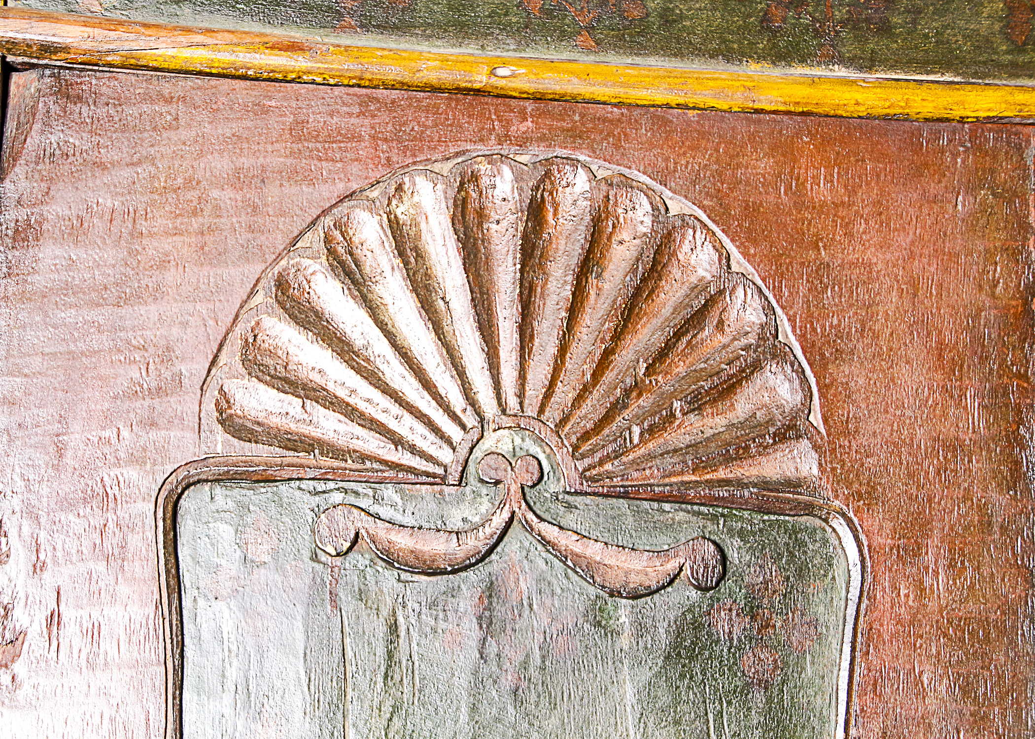 Large Antique Spanish Colonial Cabinet with Retrofitted TV Stand