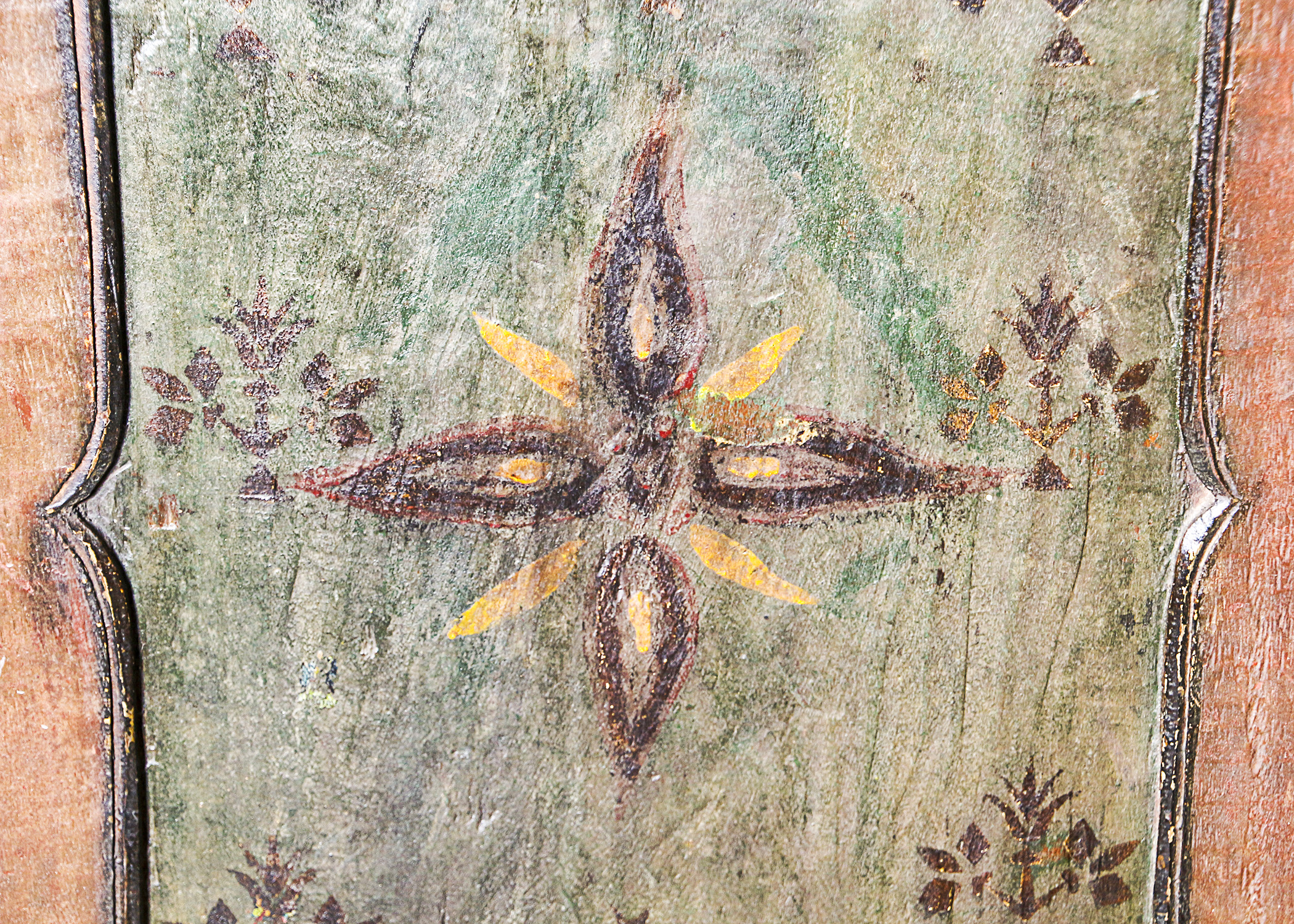 Large Antique Spanish Colonial Cabinet with Retrofitted TV Stand