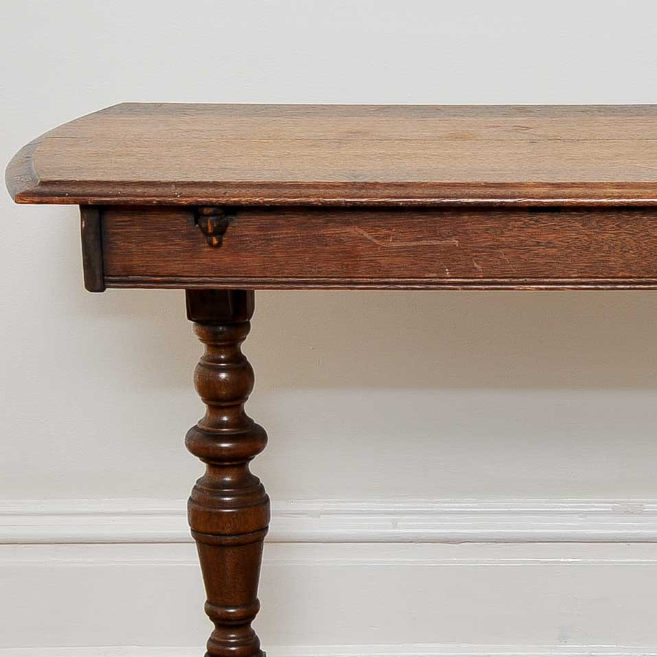 Antique Trestle Console Table