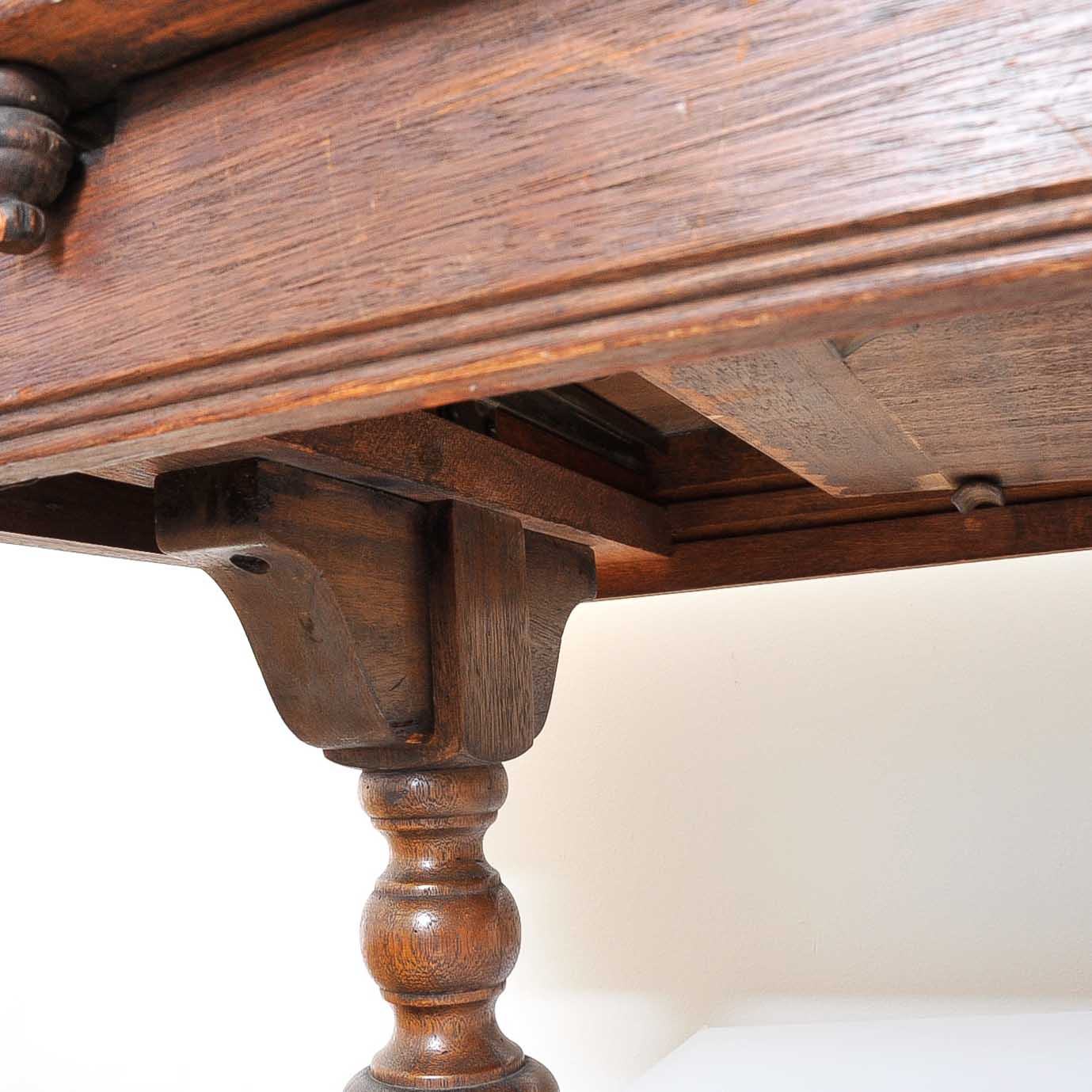 Antique Trestle Console Table