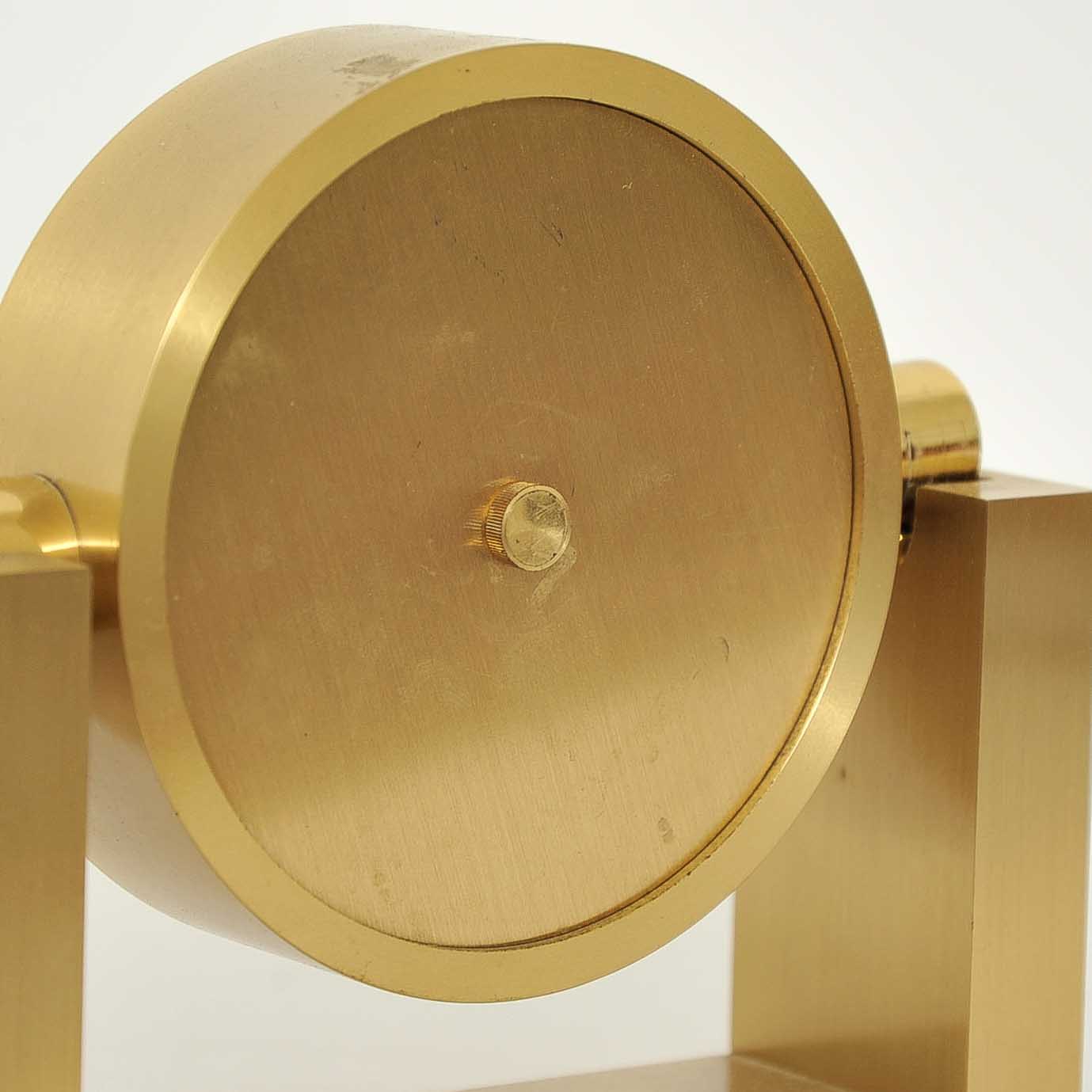 Tiffany & Co. Brass Desk Clock