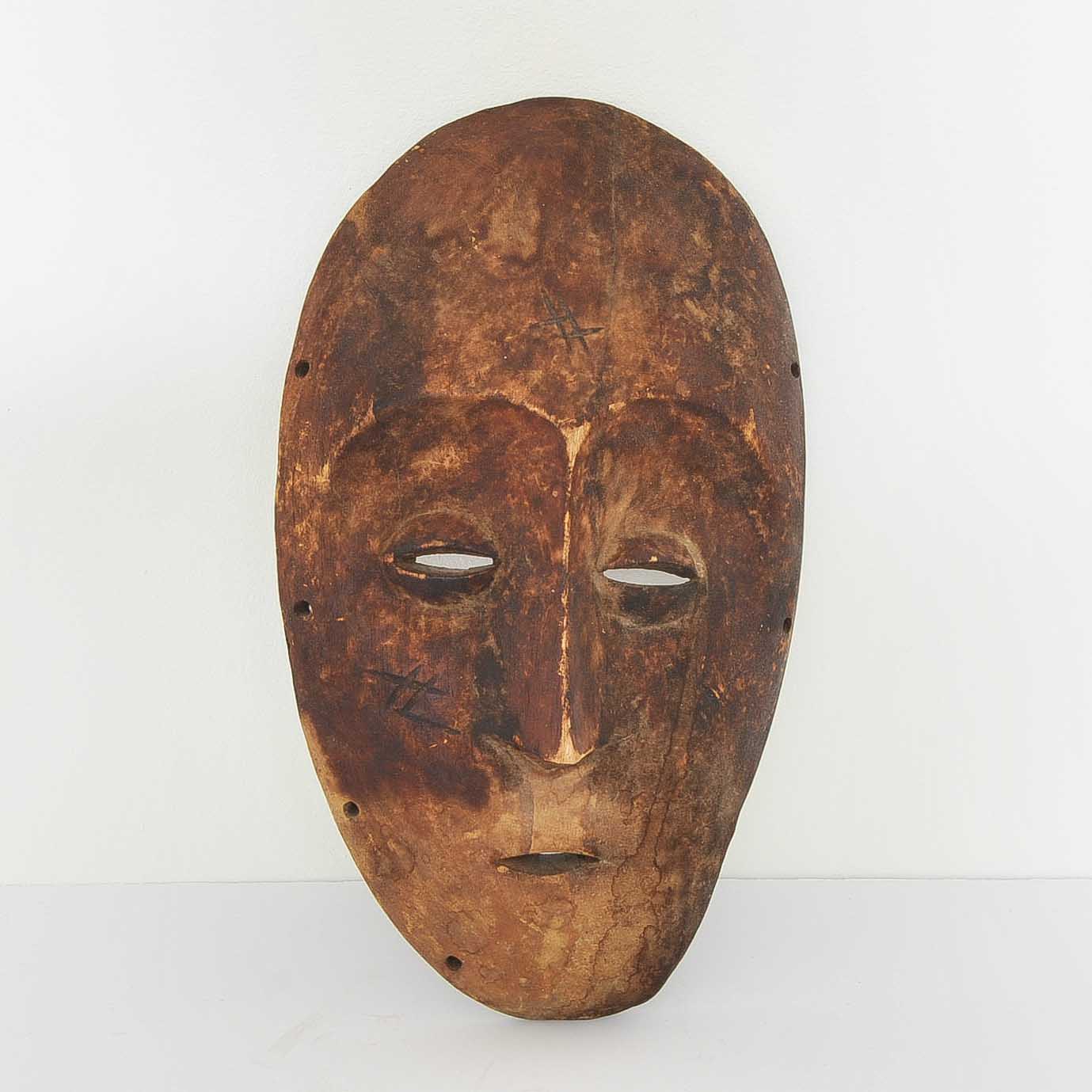 Dan African Carved Wood Tribal Mask