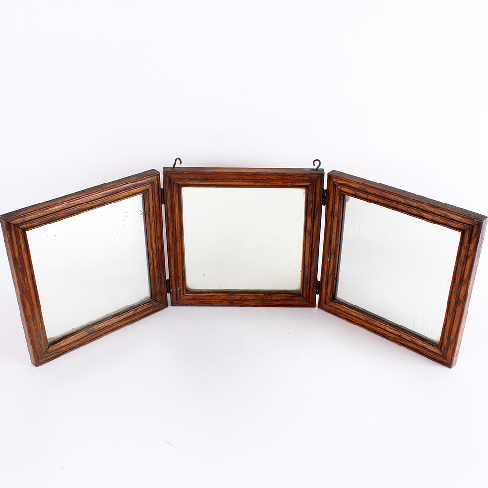 Antique Folding Wall Mirror