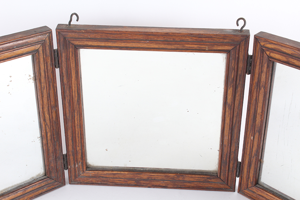Antique Folding Wall Mirror