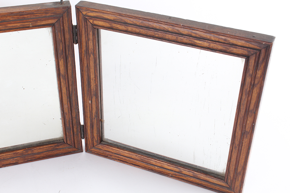 Antique Folding Wall Mirror