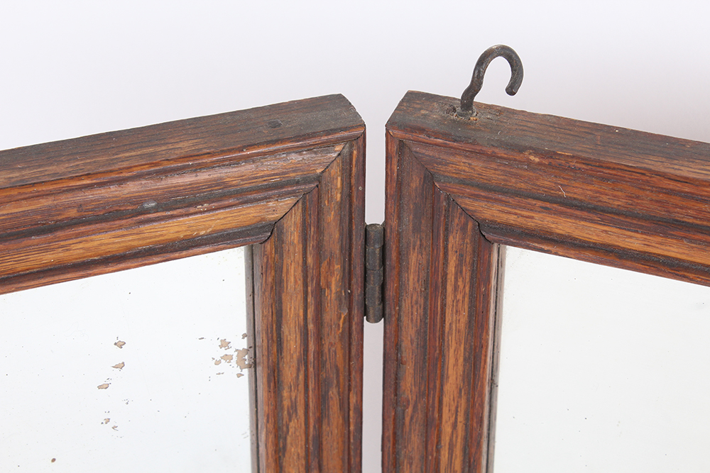 Antique Folding Wall Mirror