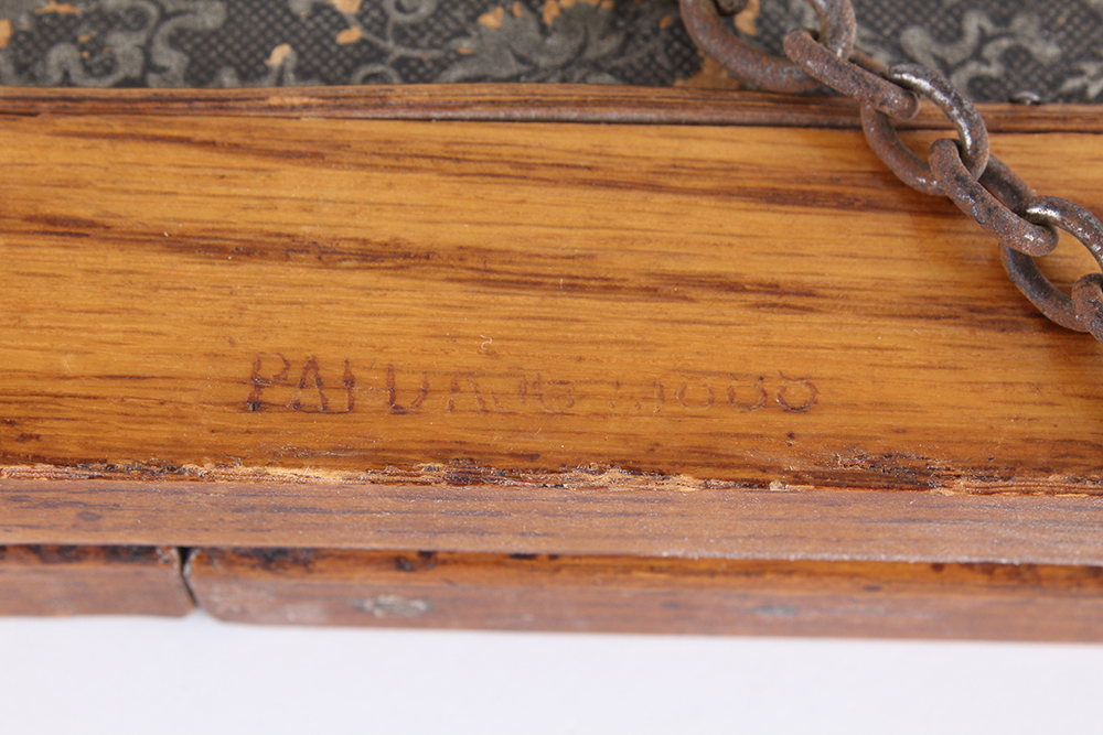 Vintage Folding Mirror with Standing and Mounting Capabilities