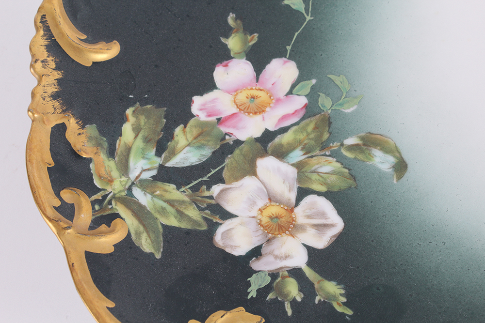 Anitque Decorative Plates Including Tressemann & Vogt and Délinieres and Co. Limoges France Plates