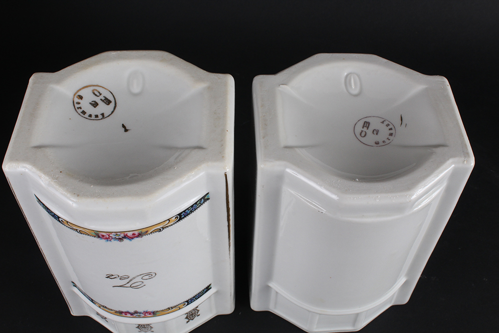 German Porcelain Kitchen Canisters