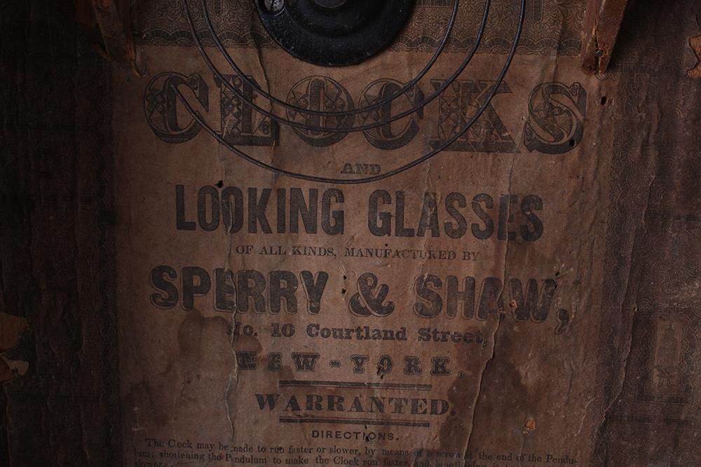 Antique Sperry & Shaw Ogee Clock