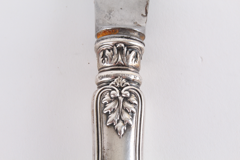 Sterling Silver Handled Carving Set