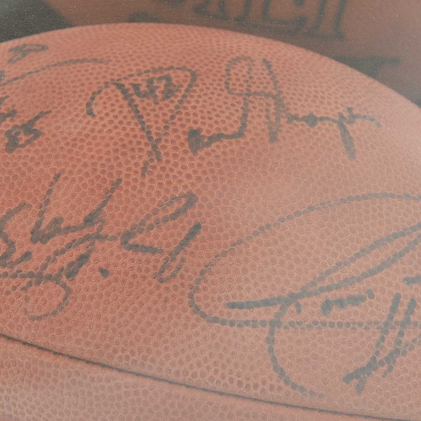 Green Bay Packers Signed Football with Brett Favre