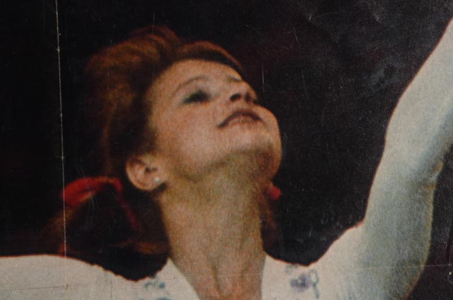 Olga Korbut Framed Signed Poster