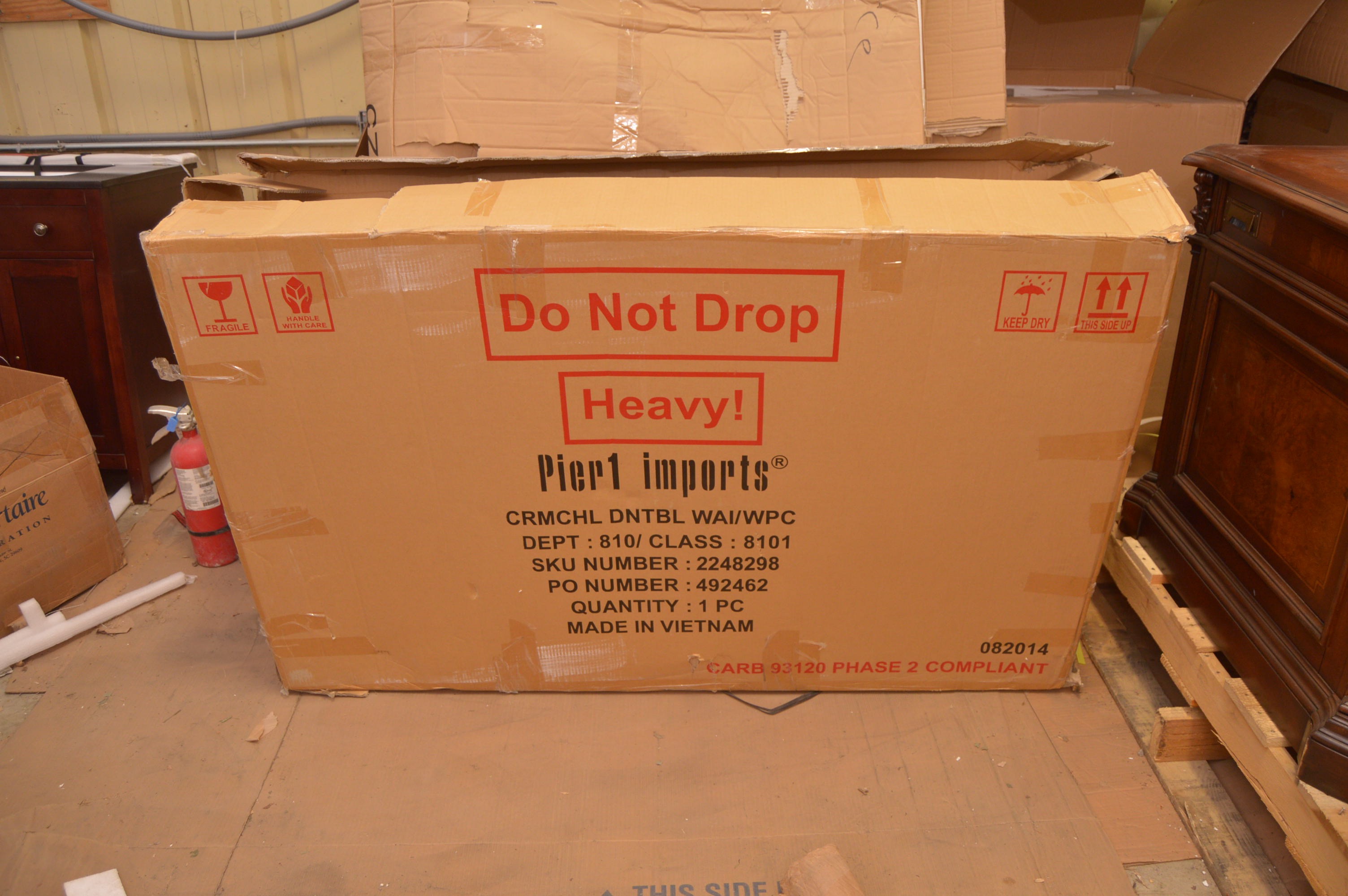 Pier 1 Imports "Carmichael" Farmhouse Style Dining Table