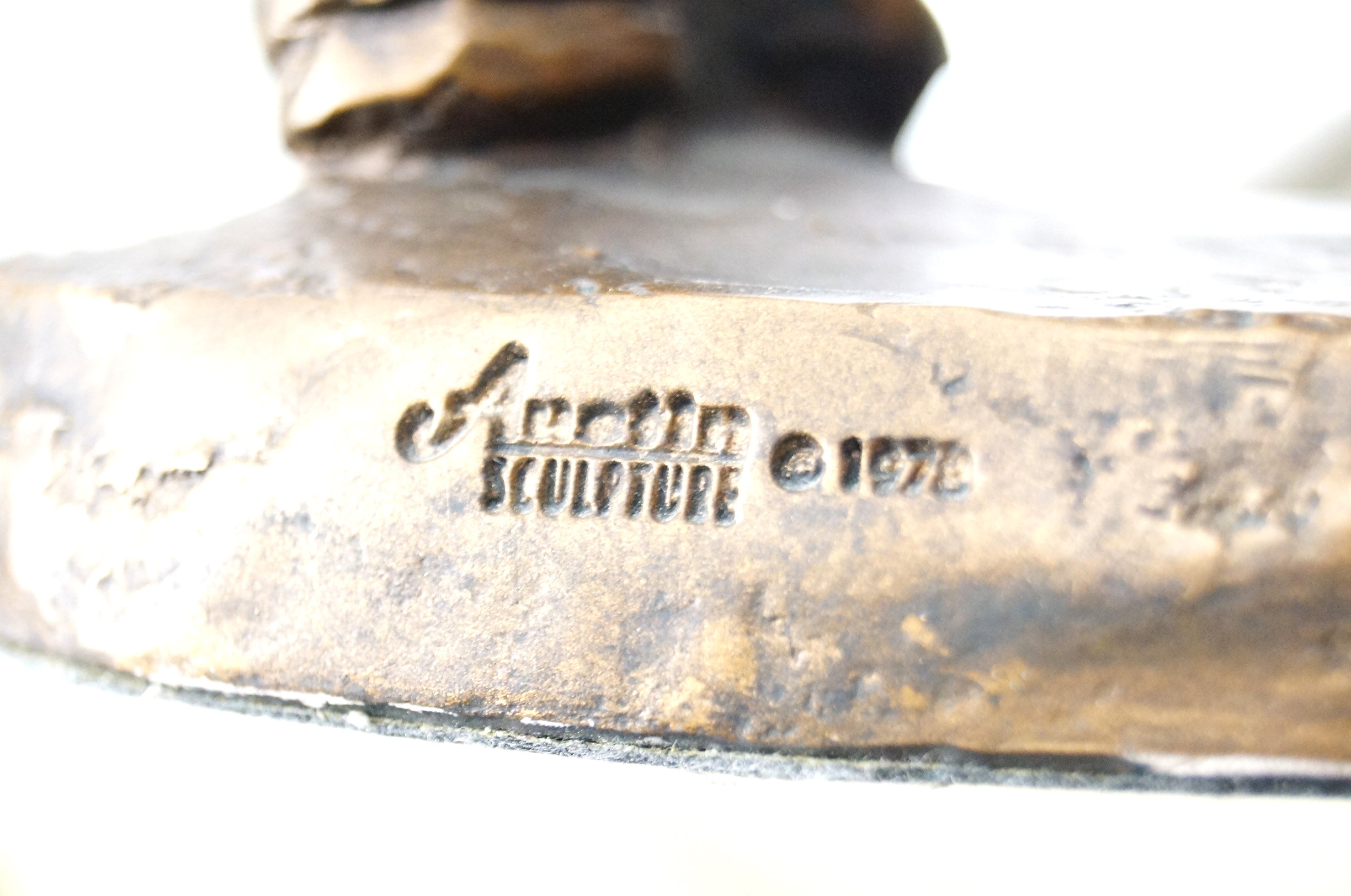 1978 Austin Sculpture Bronze Golfer