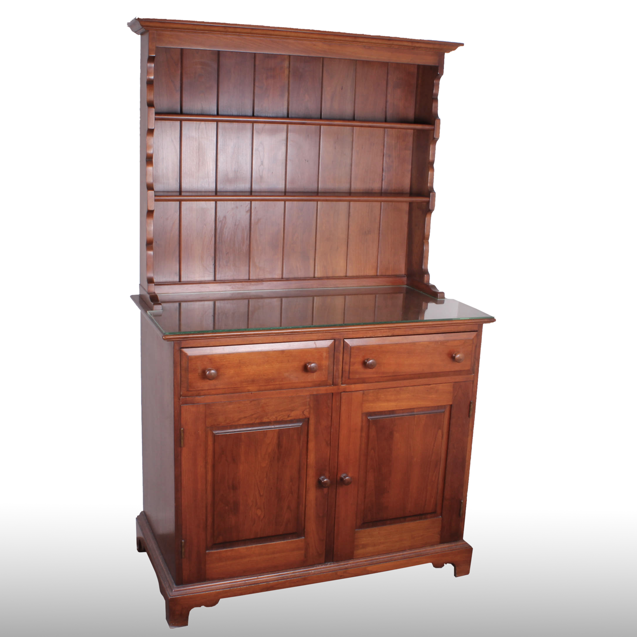 Vintage Cherry Hutch by Stickley