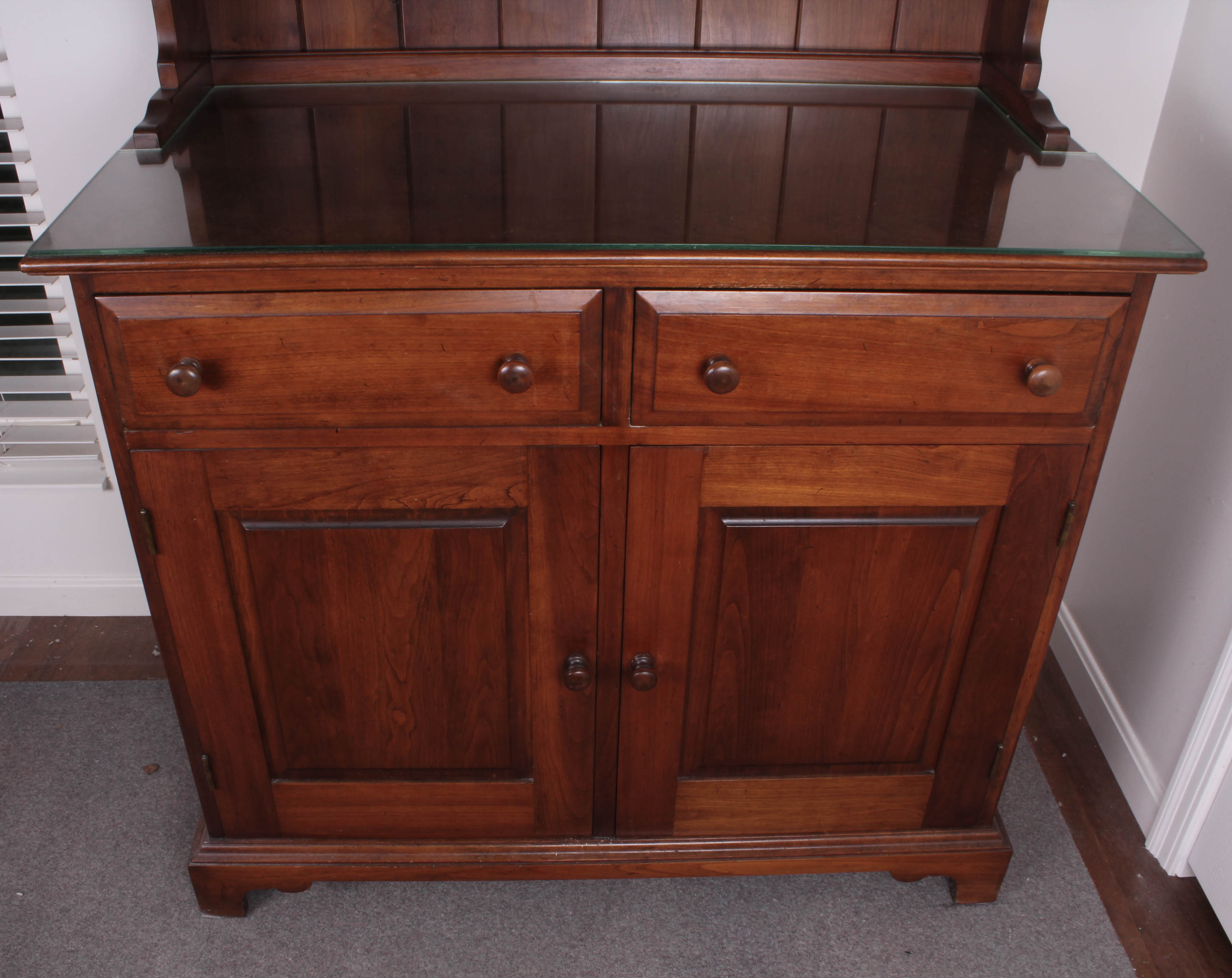 Vintage Cherry Hutch by Stickley