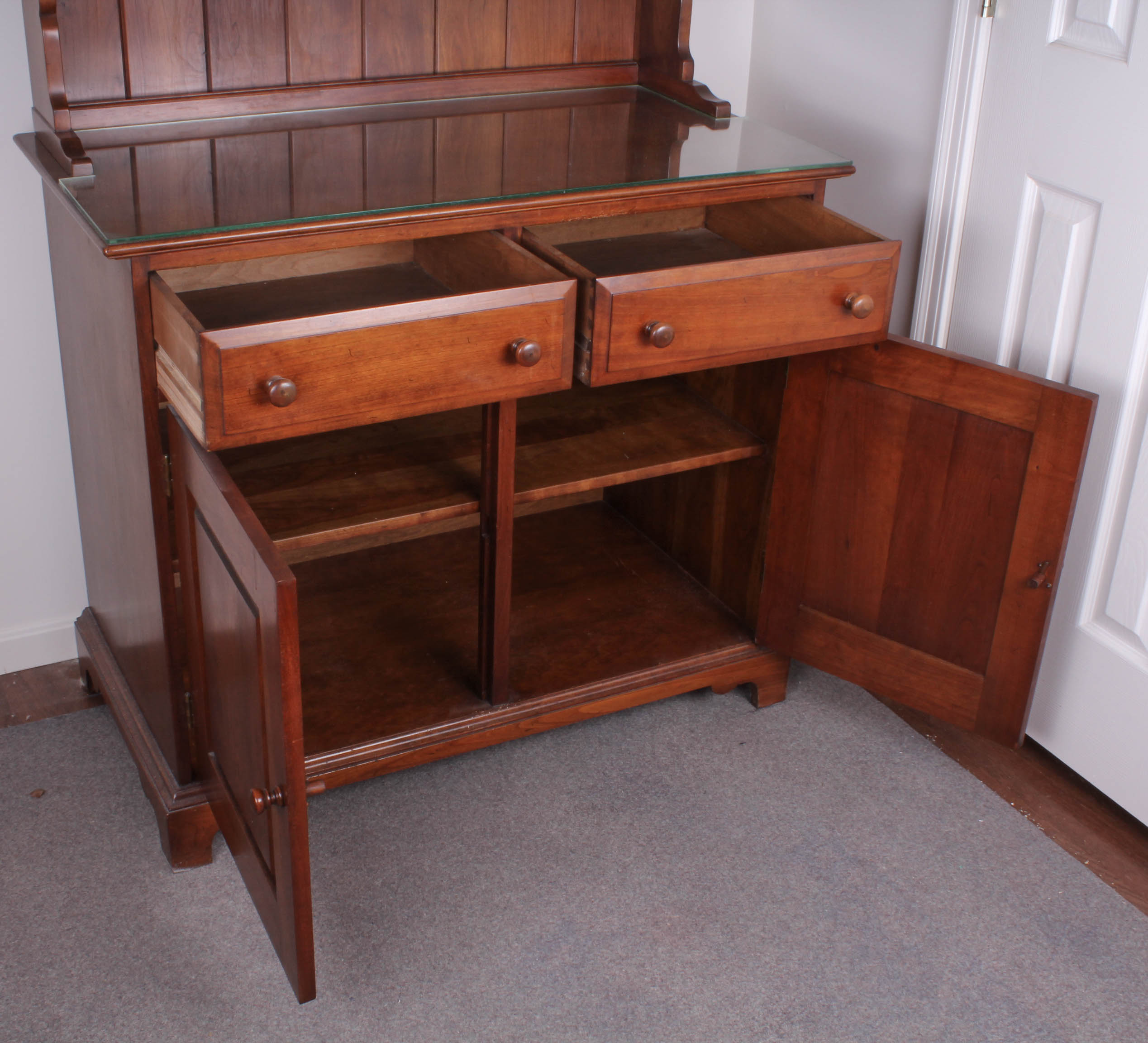 Vintage Cherry Hutch by Stickley