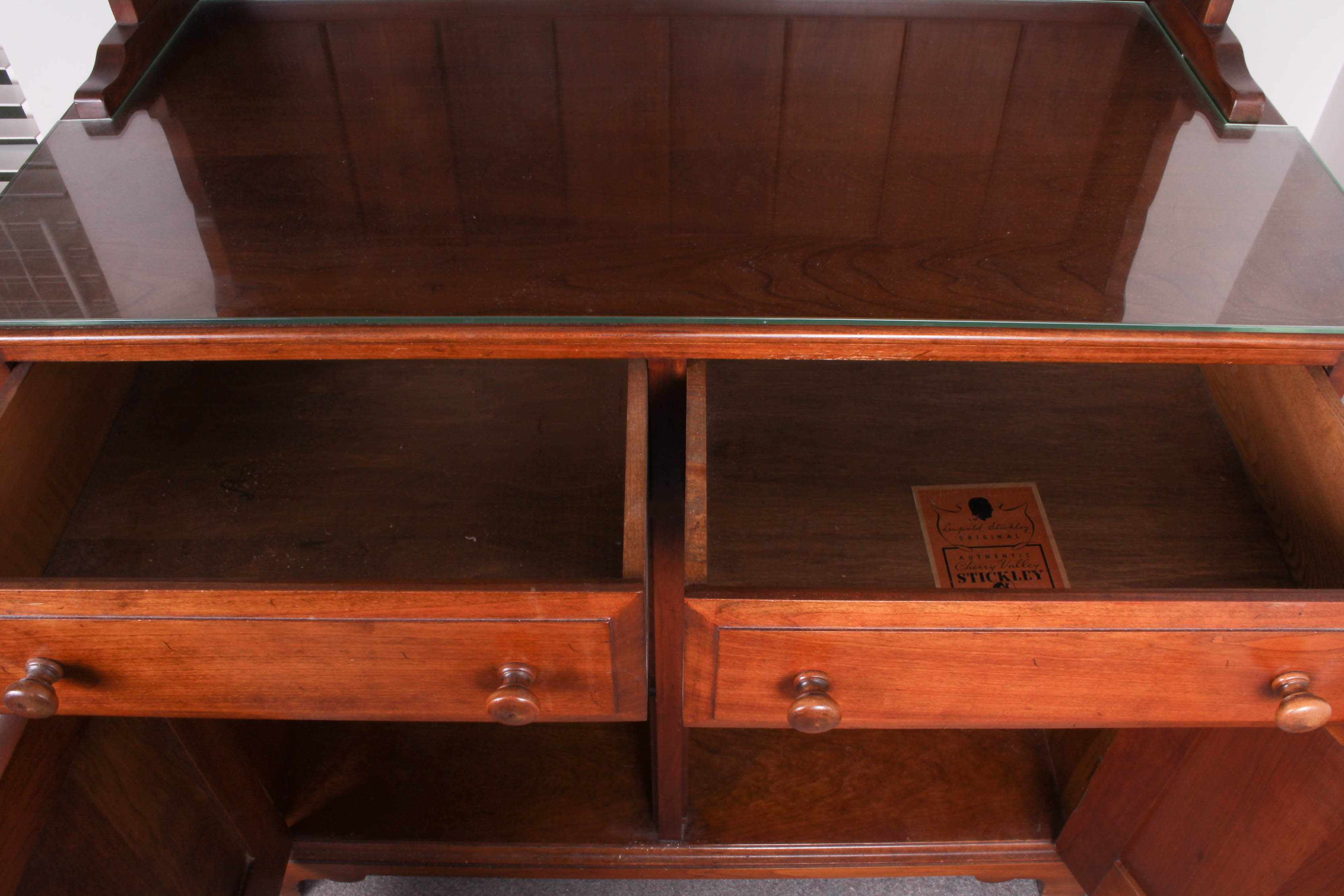 Vintage Cherry Hutch by Stickley