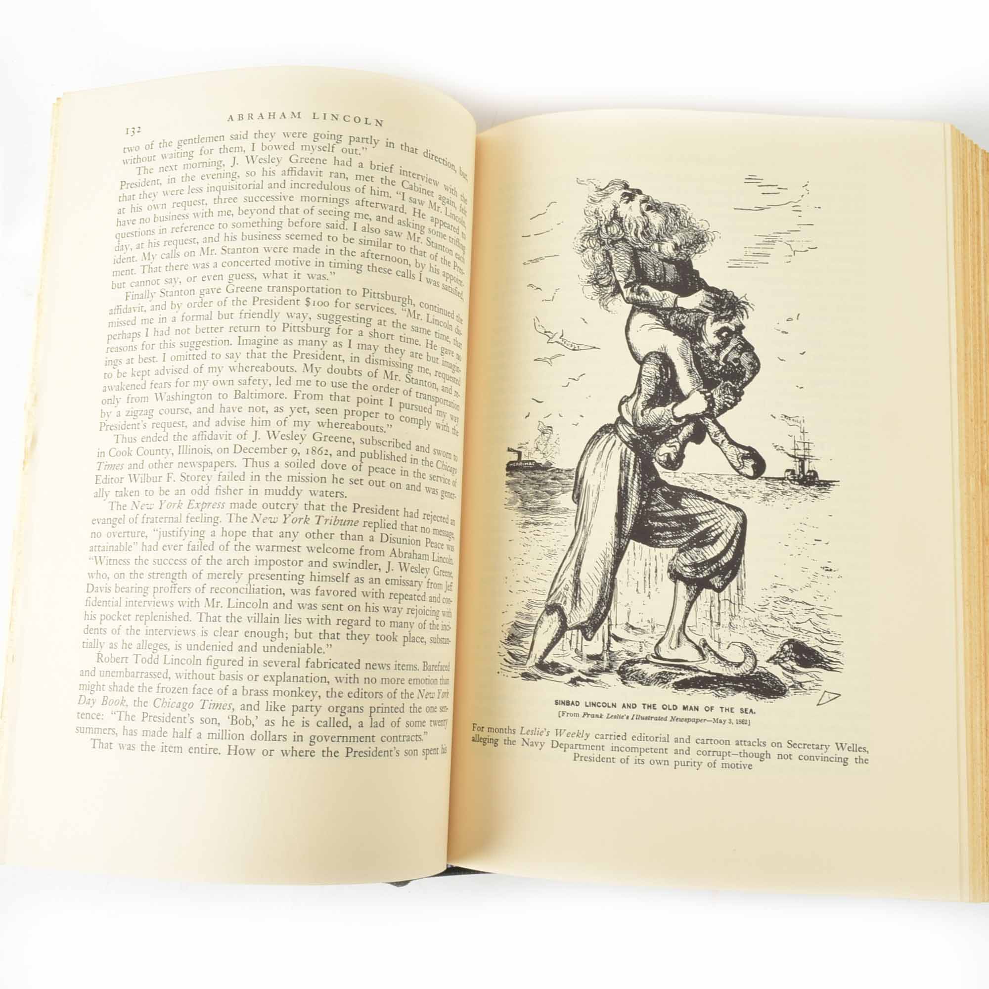 Four Volumes of "Abraham Lincoln, The War Years" by Carl Sandburg, 1939