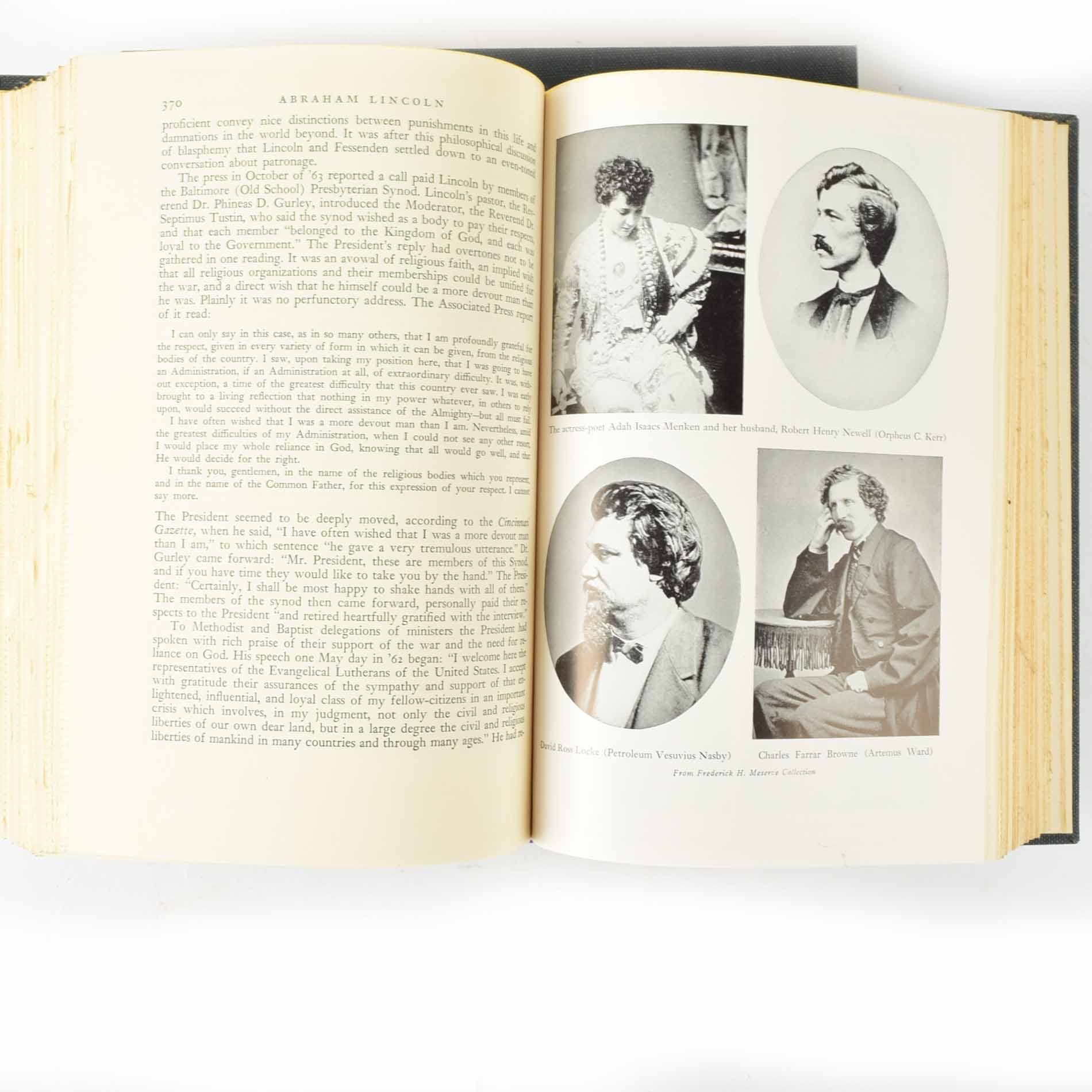 Four Volumes of "Abraham Lincoln, The War Years" by Carl Sandburg, 1939