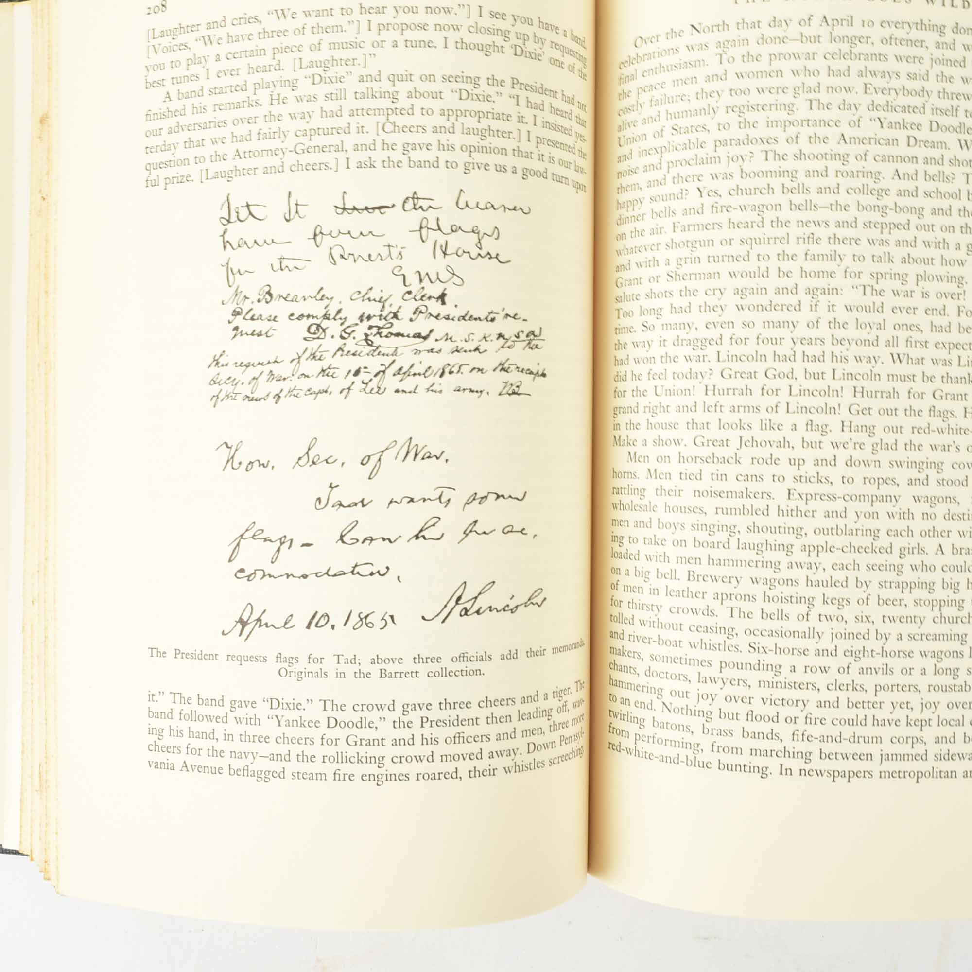 Four Volumes of "Abraham Lincoln, The War Years" by Carl Sandburg, 1939