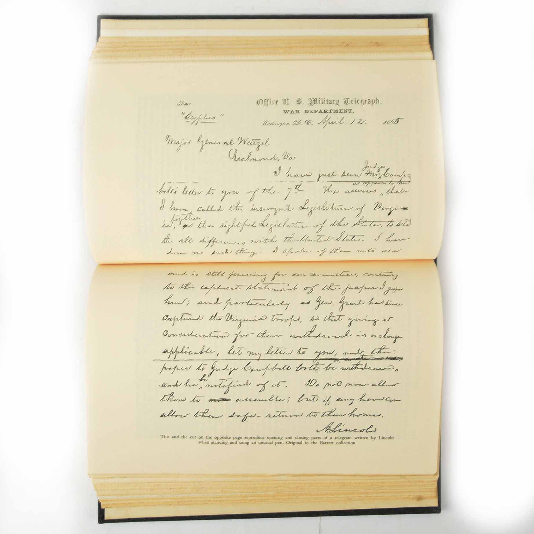 Four Volumes of "Abraham Lincoln, The War Years" by Carl Sandburg, 1939