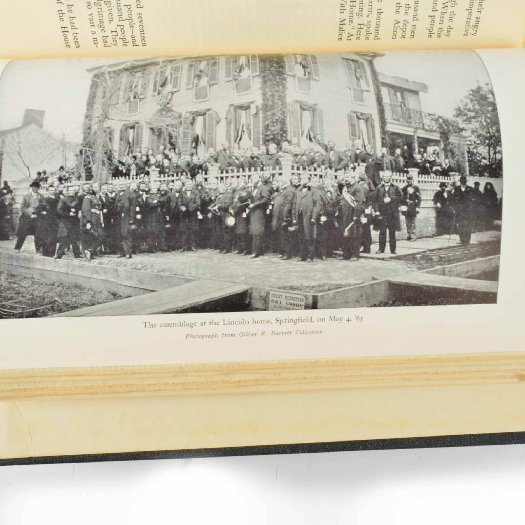 Four Volumes of "Abraham Lincoln, The War Years" by Carl Sandburg, 1939