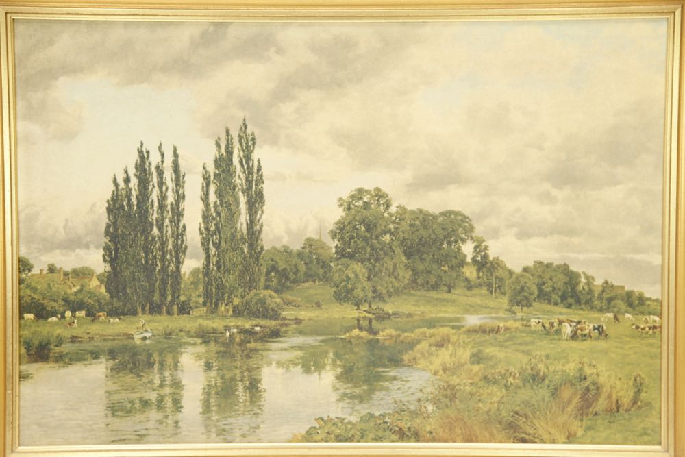 Framed Reproduction after Alfred Parsons "Bredon-on-the-Avon"