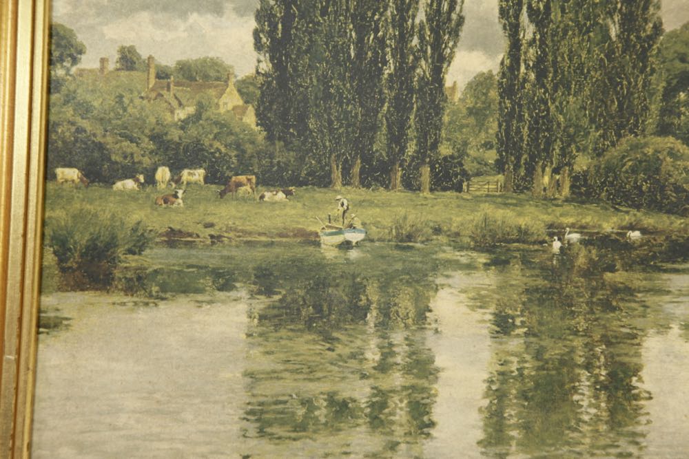 Framed Reproduction after Alfred Parsons "Bredon-on-the-Avon"