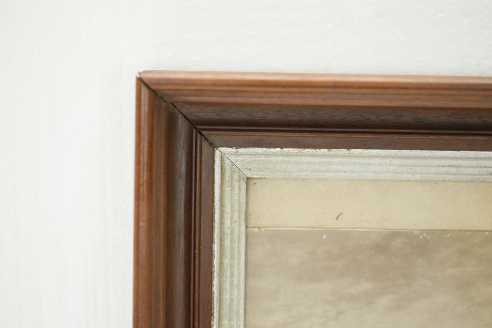 Antique Framed Reproduction Print of "Peace" by William Strutt 1896