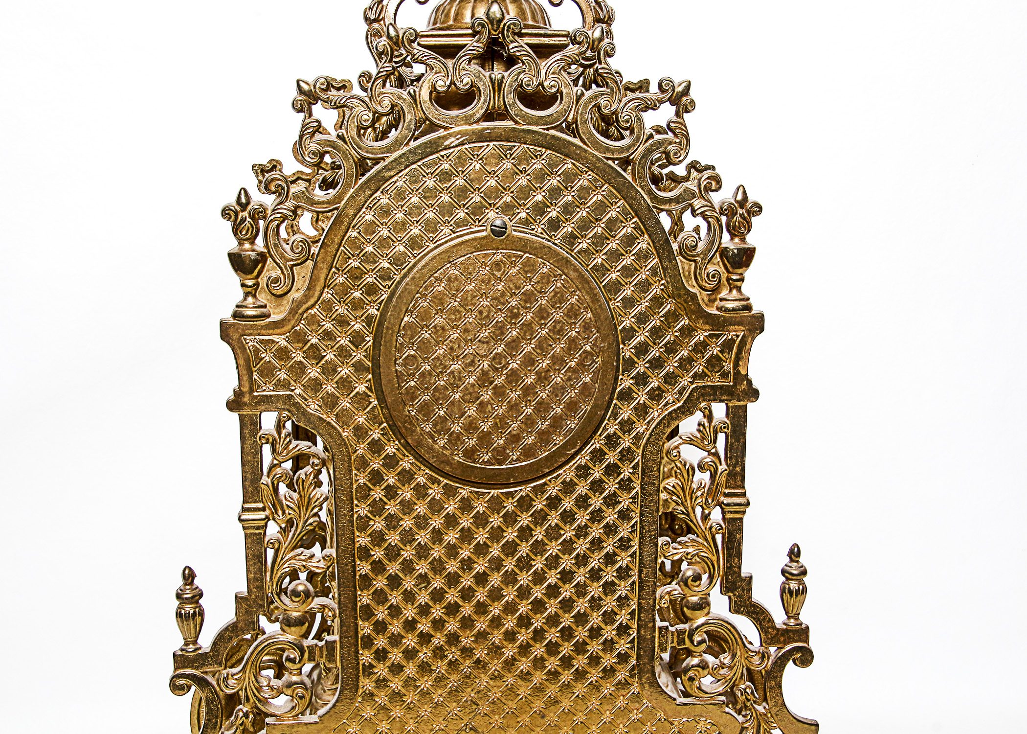 Antique Heavy Brass Clock