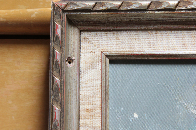 Framed Original Oil Painting by V. Bergen