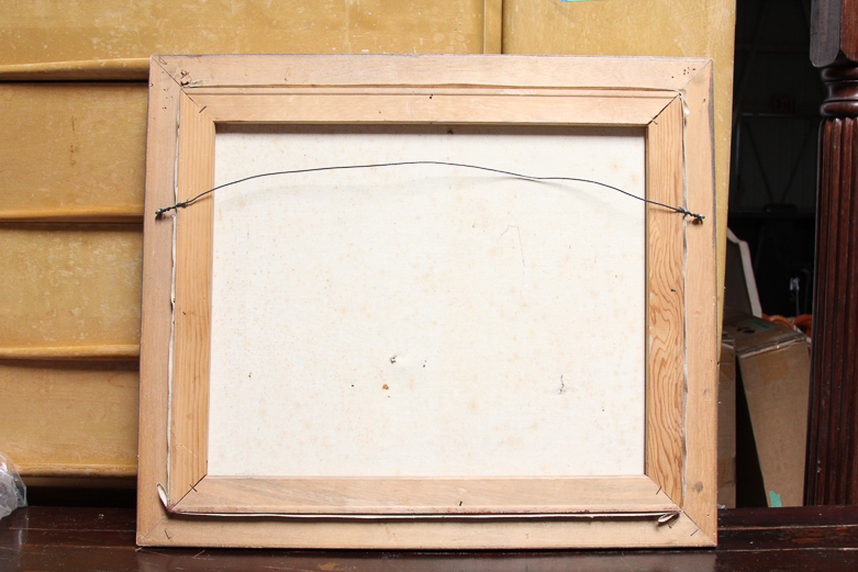 Framed Original Oil Painting by V. Bergen