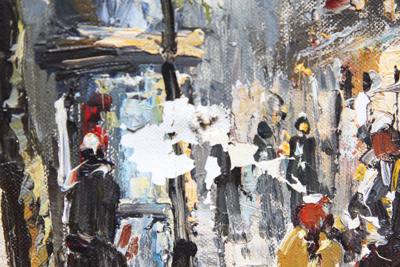 Framed Original Oil Painting by V. Bergen