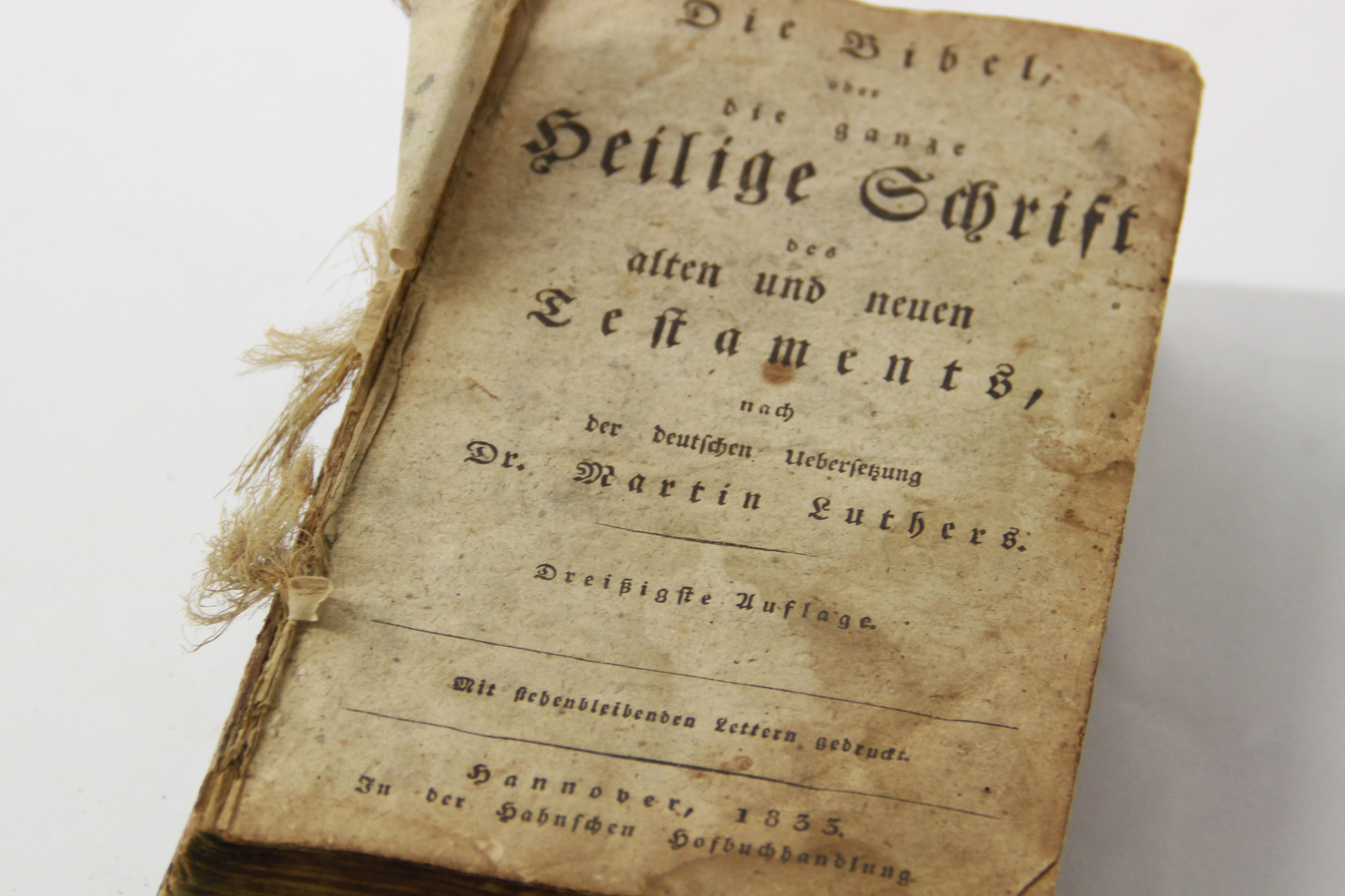 Antique German Bible