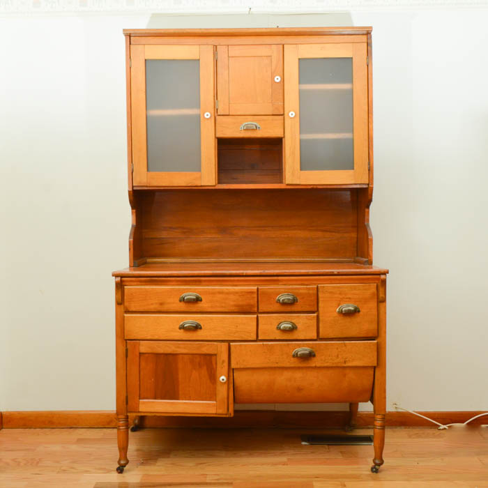 Pine Baker's Cabinet