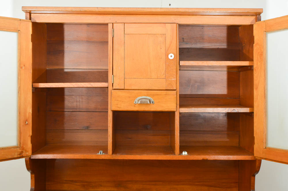 Pine Baker's Cabinet