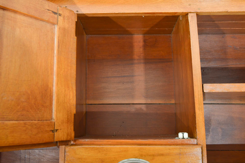 Pine Baker's Cabinet