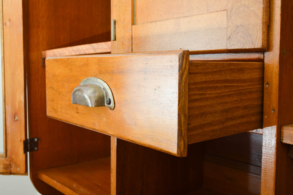 Pine Baker's Cabinet