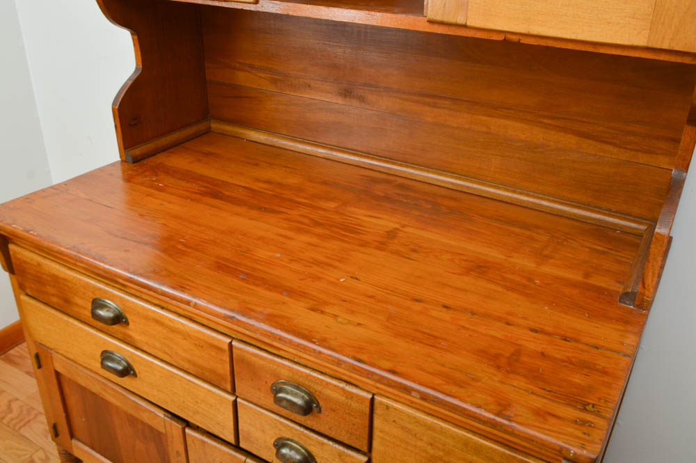 Pine Baker's Cabinet
