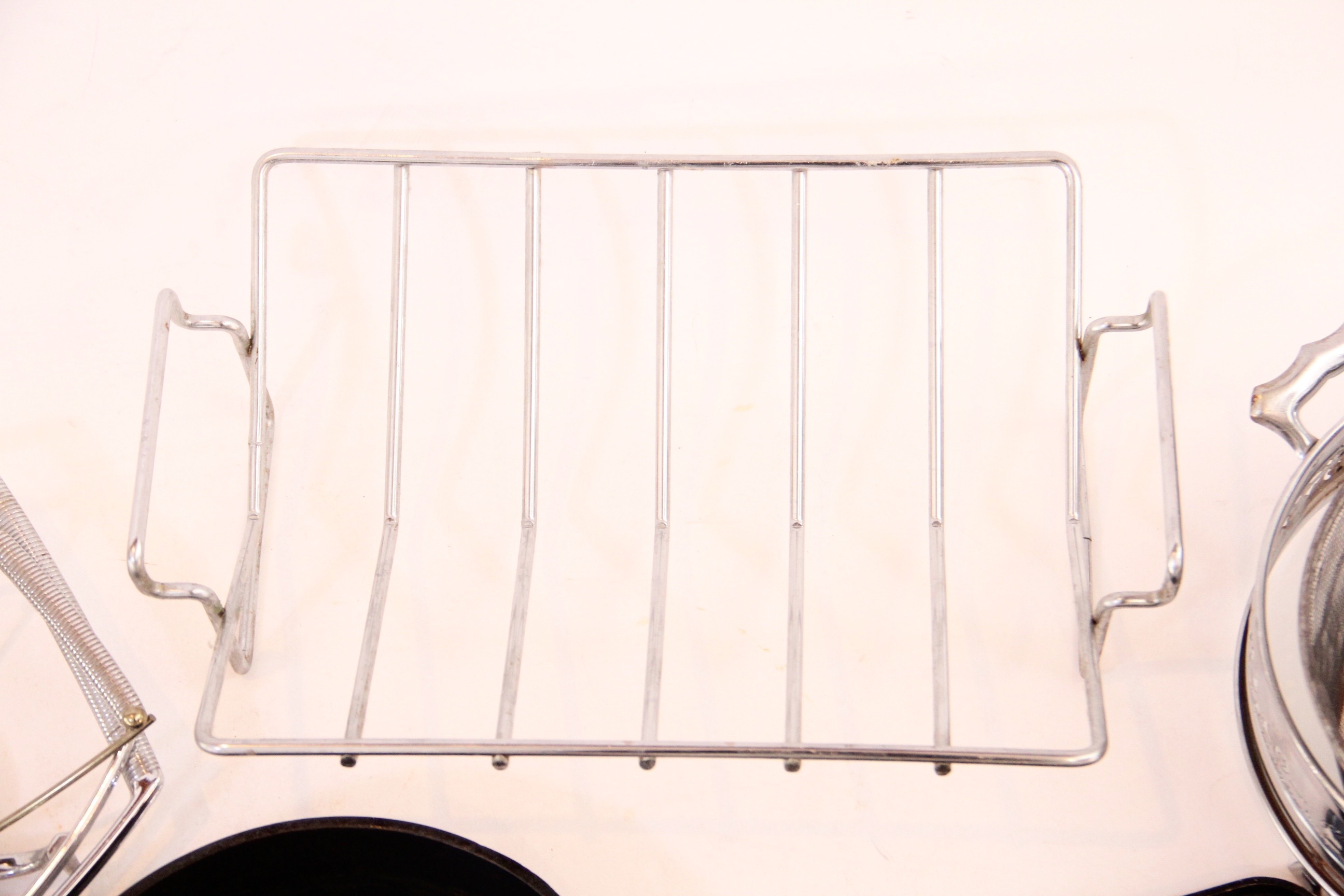 Vintage Kitchen Metal Cookware and Serving Ware