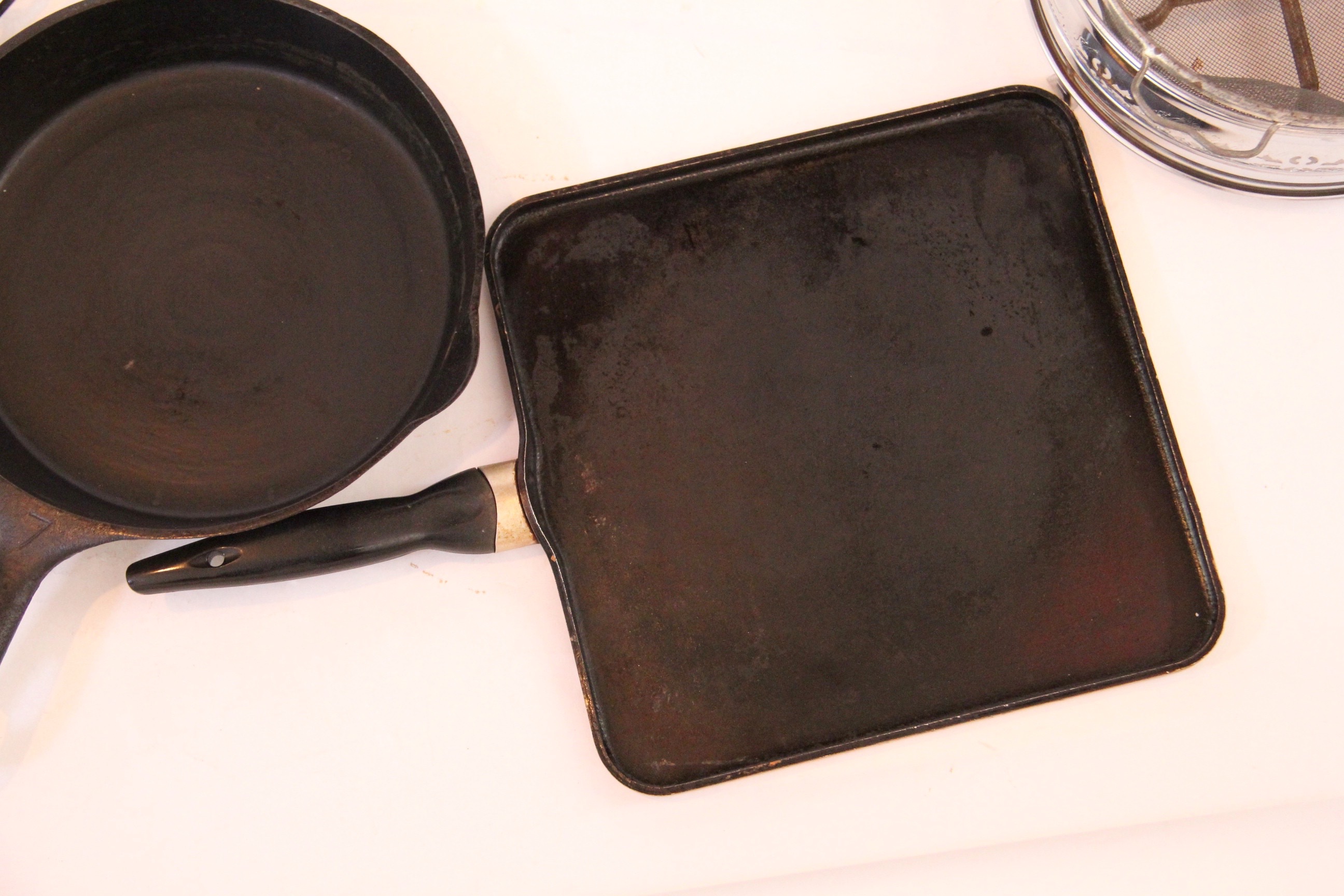 Vintage Kitchen Metal Cookware and Serving Ware