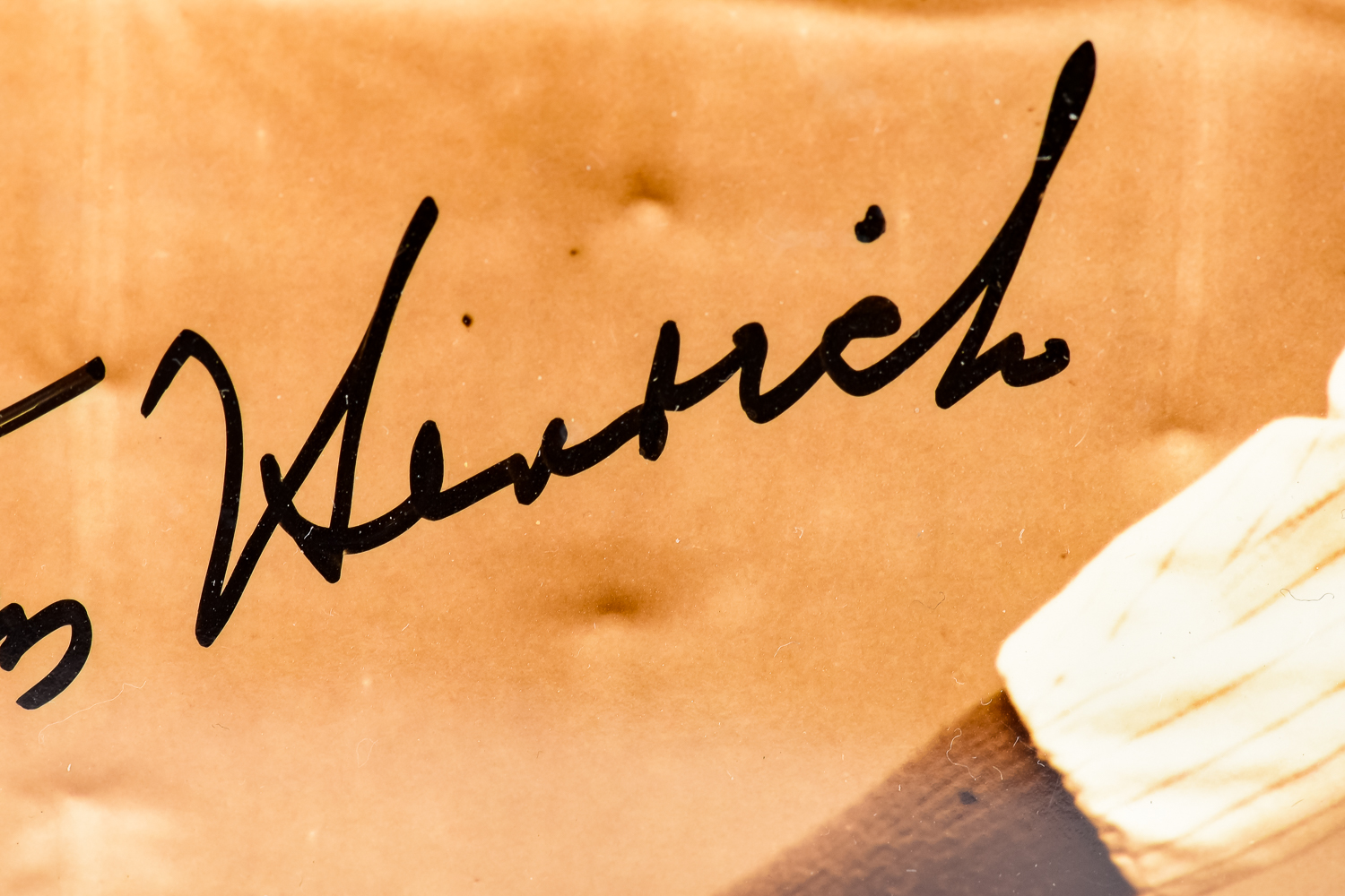 Tom Henrich Autographed Photographic Print