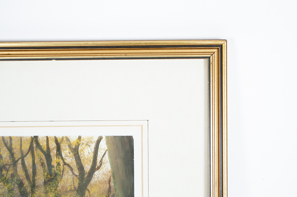 Original Jack Strickland "Grovely Woods" Watercolor