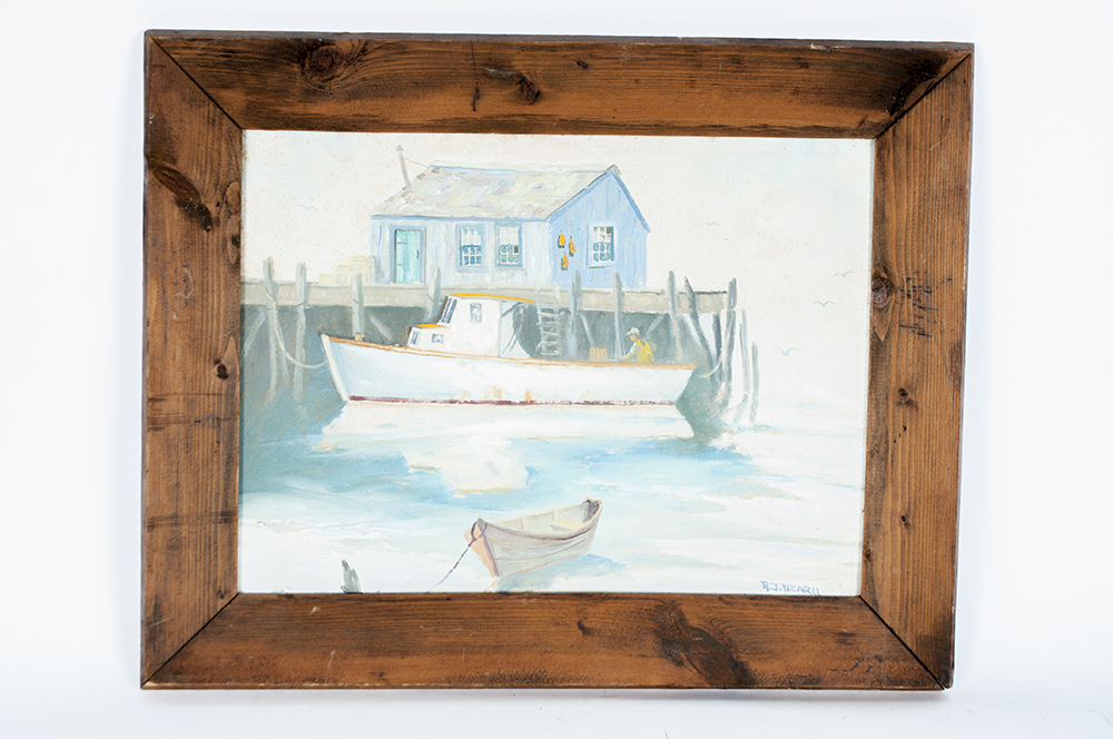 R.J. Neary Oil on Board